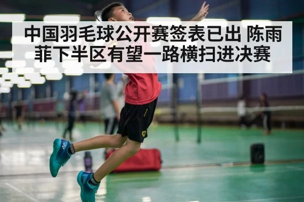 中国羽毛球公开赛签表已出 陈雨菲下半区有望一路横扫进决赛